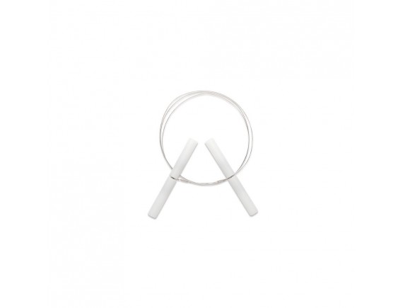 Струна для резки сыра, 120 см, нержавеющая сталь, с 2 пластиковыми ручками, Giesser. (9493)