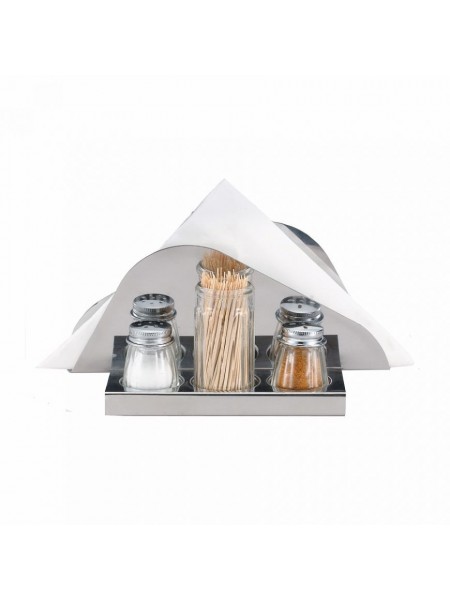 Набор для специй «BERLUCHI» (3 предмета + салфетница), Proff Cuisine. (95001034)