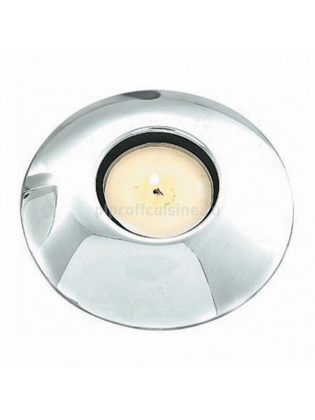 Подсвечник на стол, круглый для чайной свечи, сервировочный, «REGENT» (d=9.5 см, нержавеющая сталь), Proff Cuisine. (95001139)