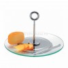 Этажерка стеклянная с ручкой для сервировки стола, d=31 cм «Regent», Proff Cuisine. (95001165)