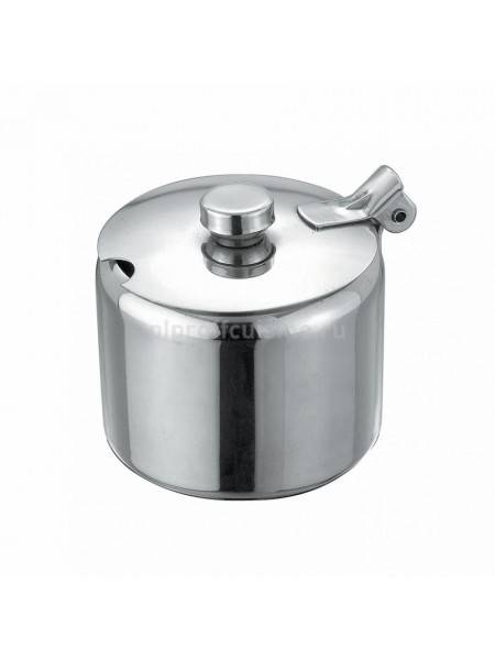 Сахарница металлическая SUNNEX с откидной крышкой, 280 мл, Proff Cuisine. (95001205)