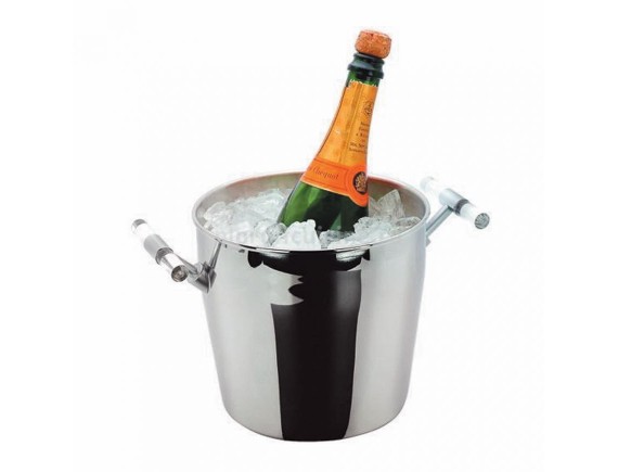 Ведро для льда, шампанского, D=20 H=18 см «P.L.-Bar Ware» нержавеющая сталь, Proff Cuisine. (95001239)