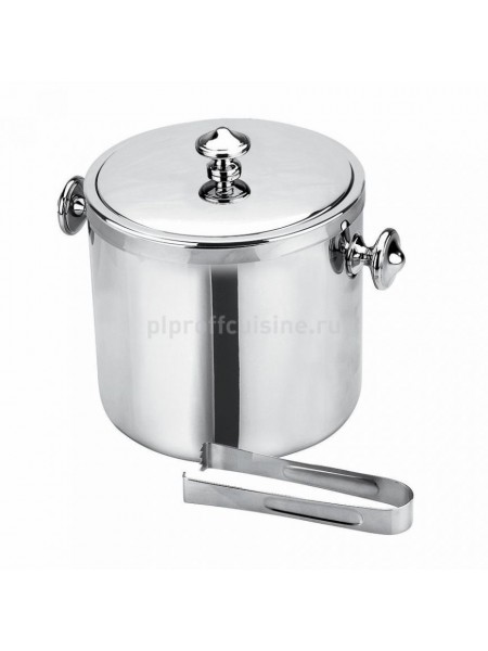 Ведро для льда, шампанского, +щипцы «P.L.-Bar Ware» D=15 H=17 см нержавеющая сталь, Proff Cuisine. (95001240)
