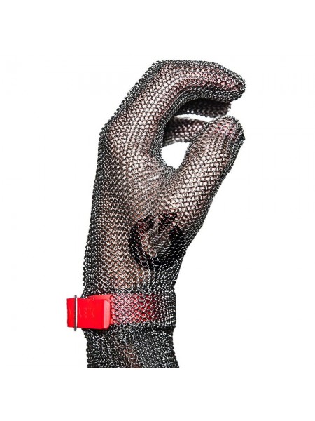 Кольчужная перчатка для разделки мяса, с манжетой 8 см, нержавеющая сталь, размер XS, Euroflex. (9590 08 gr)