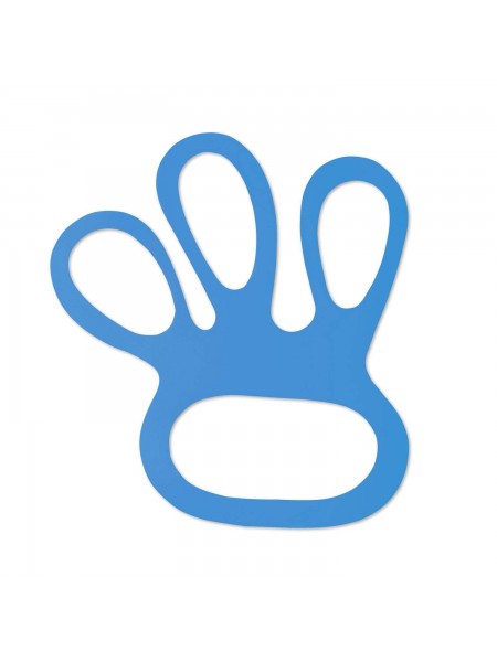 Держатель-утяжка уплотнительная перчатки мясника, синяя, Giesser. (9594 b)