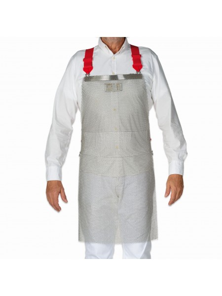 Фартук кольчужный для мясника, 75х50 см, нержавеющая сталь, Euroflex. (9595 73)