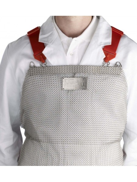 Фартук кольчужный для мясника, 75х50 см, нержавеющая сталь, Euroflex. (9595 73)