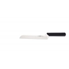 Профессиональный нож для резки сыра, 20 см, лезвие с желобками, ручка TPE, Giesser. (9605 ww 20)