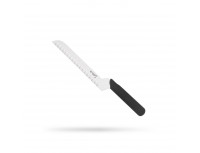 Профессиональный нож для резки сыра, 20 см, лезвие с желобками, ручка TPE, Giesser. (9605 ww 20)