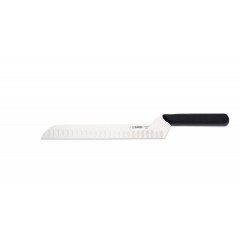 Профессиональный нож для резки сыра, 26 см, лезвие с желобками, ручка TPE, Giesser. (9605 ww 26)