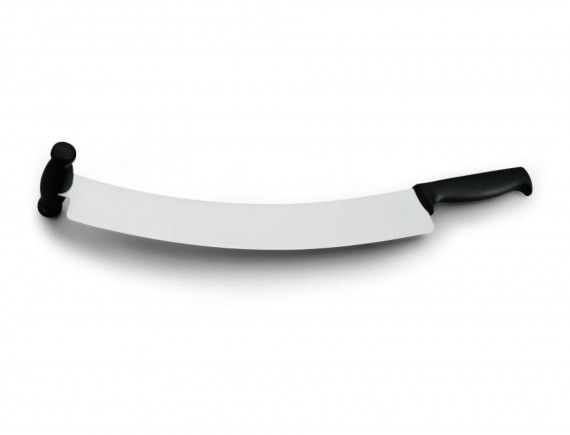 Двуручный профессиональный нож для резки твердого сыра, 39 см, 2 ручки TPE, Giesser. (9670 39)