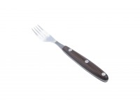 Набор кухонный поварской профессиональный: стейковый нож и стековая вилка, ручка из палисандрового дерева, Giesser. (9750-2)