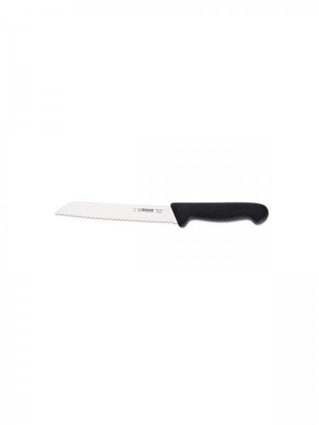 Набор кухонных поварских профессиональных ножей из 5 позиций на подставке, ручка TPE, Giesser. (9891 b5)