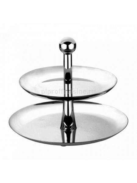 Этажерка 2-х ярусная для сервировки стола, нержавеющая сталь «Kamspring», Proff Cuisine. (99000068)