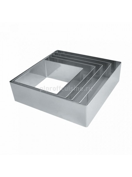 Вырубка форма для приготовления пряников и печенья, «Квадрат» нержавеющая сталь, 130*50 мм, Proff Cuisine. (99002020)