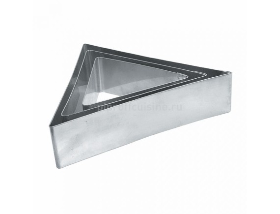 Вырубка форма для приготовления пряников и печенья, «Треугольник» нержавеющая сталь, 198*50 мм, Proff Cuisine. (99002033) (99002033)