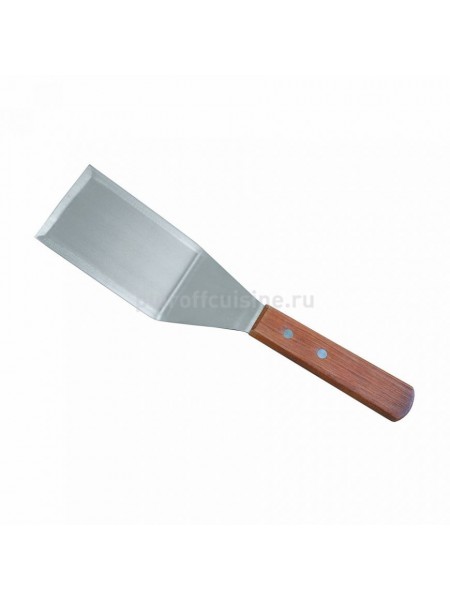 Лопатка кухонная, металлическая с деревянной ручкой, L=12.5см, Proff Cuisine. (99002067)