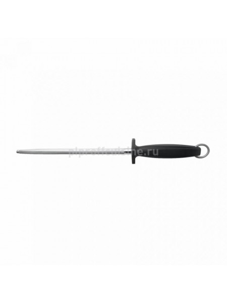 Мусат круглый профессиональный для заточки ножей, стальной, 