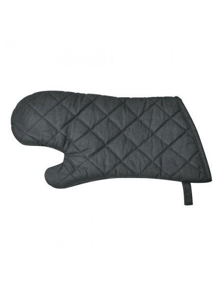 Жаропрочная рукавица пекарская, черная, t=200 C, 38 см, Proff Cuisine. (99004013)