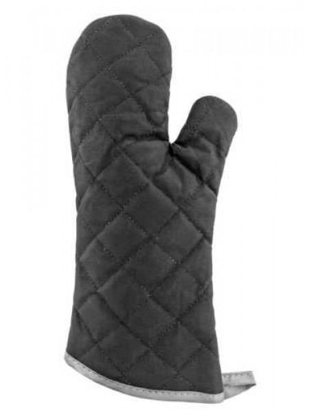 Жаропрочная рукавица пекарская, черная, t=200 C, 38 см, Proff Cuisine. (99004013)