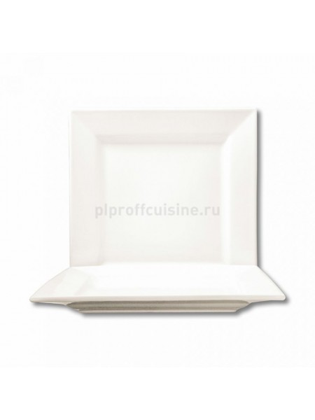Тарелка квадратная 24*24 cм- «Black Label», Proff Cuisine. (99004031)