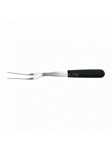 Вилка поварская для мяса транжирная, 20 см, пластиковая ручка черного цвета, Proff Cuisine. (99005001)