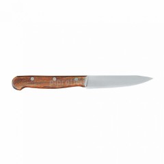 Нож кухонный профессиональный 10 см, для чистки и фигурной нарезки овощей и фруктов, деревянная ручка, Proff Cuisine. (99005032)