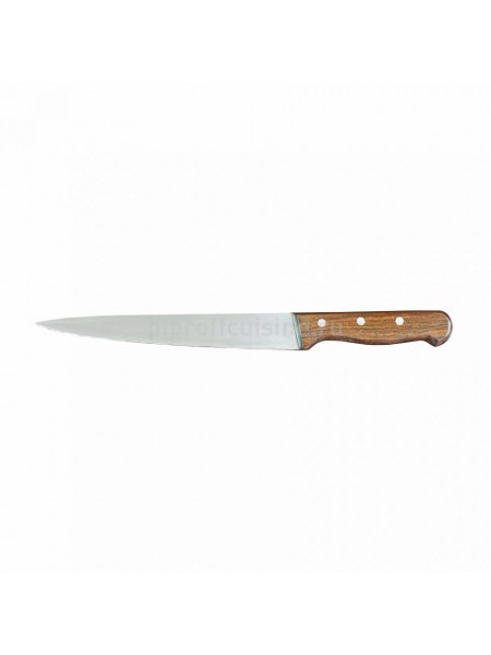 Нож филейный 17,5 см, для разделки рыбы профессиональный, деревянная ручка, Proff Cuisine. (99005034)