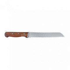 Кухонный нож для нарезки хлеба с зубчатым лезвием, 20 см, деревянная ручка, Proff Cuisine. (99005036)