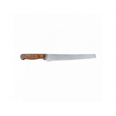 Кухонный нож для нарезки хлеба с зубчатым лезвием, 25 см, деревянная ручка, Proff Cuisine. (99005038)