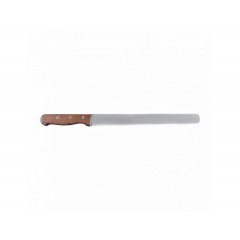 Кухонный нож для нарезки хлеба с зубчатым лезвием, 28 см, деревянная ручка, Proff Cuisine. (99005039)