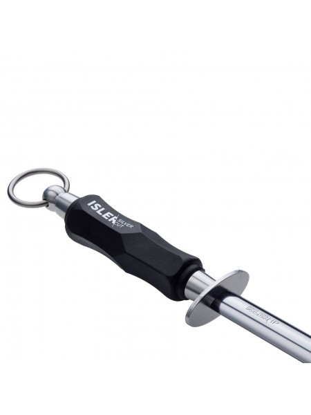 Мусат овальный профессиональный для заточки ножей, стальной, 31 см, SILVERCUT Polished, Giesser. (9901 31)