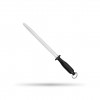 Мусат овальный профессиональный для заточки ножей, стальной, 25 см, Giesser. (9925 25)