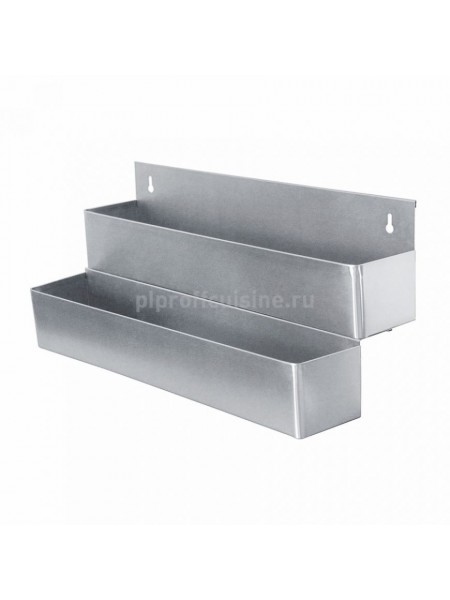 Подставка барная, для бутылок 2-х ярусная, нерж.на 16-бут (81*21*25), Proff Cuisine. (9993812)