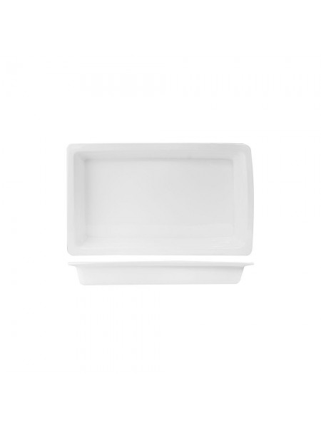 Гастроемкость 1/3-65 (32х18х6,5 см), цвет белый, фарфор, Prohotel. (A3898)