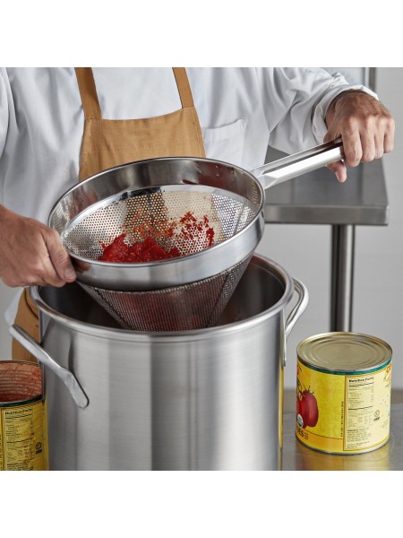 Дуршлаг кухонный с ручкой конусный, D-24 см, нержавеющая сталь, Henry. (CCS-10F)