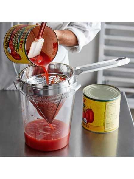 Дуршлаг кухонный с ручкой конусный, D-20 см, нержавеющая сталь, Henry. (CCS-8F)