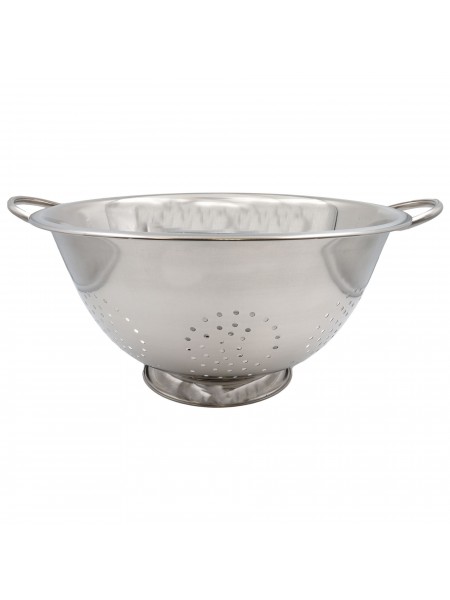 Дуршлаг кухонный c 2 ручками на подставке, D-38см H-19см, нержавеющая сталь, Prohotel. (COLD13)