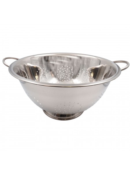Дуршлаг кухонный c 2 ручками на подставке, D-38см H-19см, нержавеющая сталь, Prohotel. (COLD13)