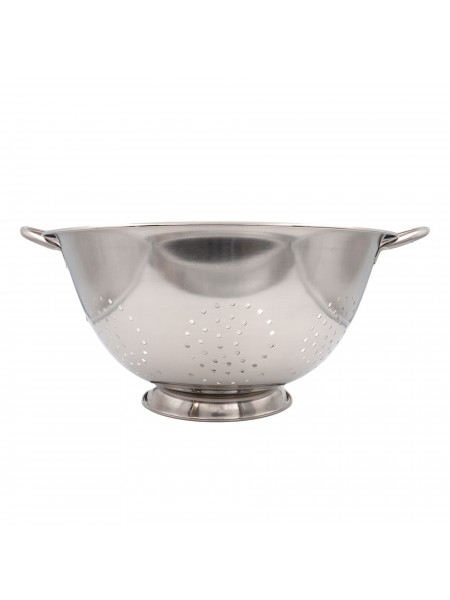 Дуршлаг кухонный c 2 ручками на подставке, D-38см H-19см, нержавеющая сталь, Prohotel. (COLD13)