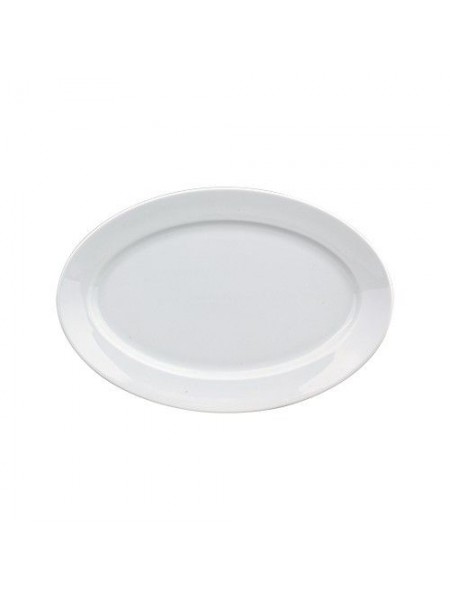 Блюдо овальное, 360 мм, ф.Принц, Башкирский фарфор. (ИБД 03.360)