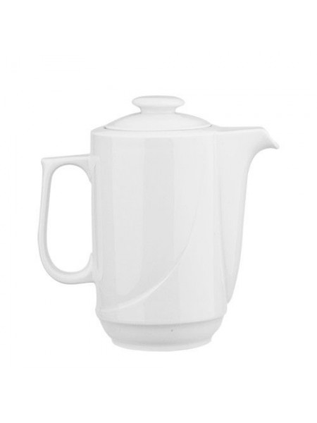 Кофейник с крышкой, 400 мл, ф.Принц, Башкирский фарфор. (ИКФ 03.400)