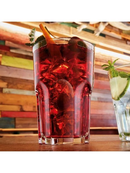 Стакан Хайбол Granity, стекло, 420мл, D=89, H=130мм, прозрачный, ОСЗ. (J3279)