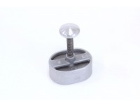 Пресс для котлет, бургеров, овальный, 10,5x7,5см, алюминий, Adelmann. (KD5)