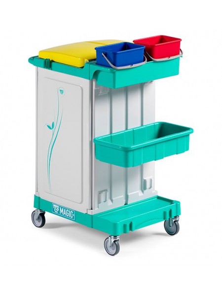 Тележка для горничных, малая база. (ML020P0A0000)