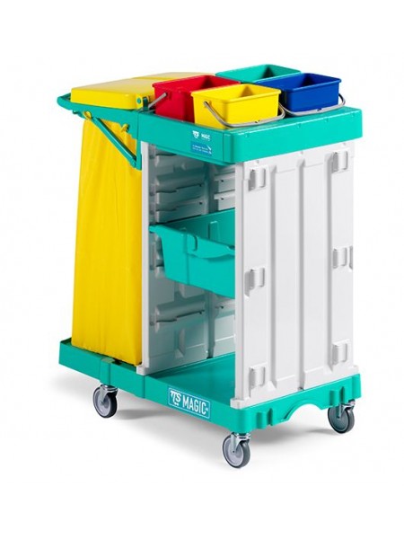 Тележка для горничных, для поддерживающей уборки. (ML200B0A0A00)