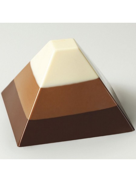 Кондитерская форма для выпечки Пирамида, 60х40 см, 35 ячеек 7х7х4.5мм по 80мл , Pavoni. (PX004)