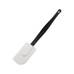 Лопатка силиконовая кухонная, рабочая поверхность 11х7 см, L-36 см, пластиковая ручка, до 260С, Cutlery-Pro. (SCP-PF-360-GY402-CP-CP)