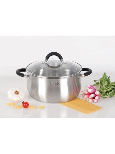 Кастрюля с крышкой, обьем-5,2л, TalleR. (TR-11046)