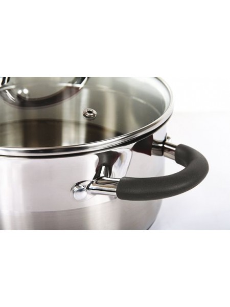 Кастрюля с крышкой, обьем-3.1л, TalleR. (TR-17193)